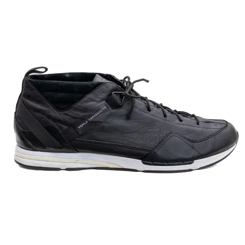 Y-3 Yohji Yamamoto x Adidas Men's Black Lark‎ Sneakers Size 10.5 US